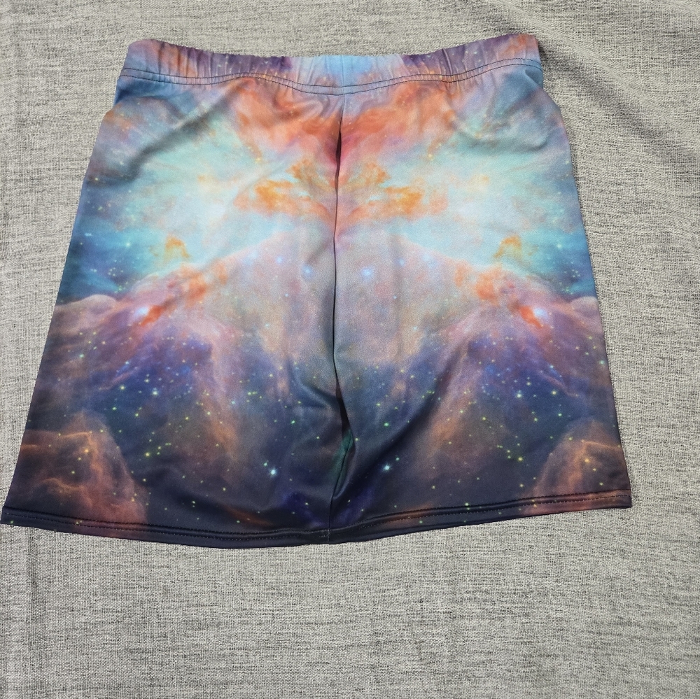 BlackMilk Galaxy Print Mini Skirt
